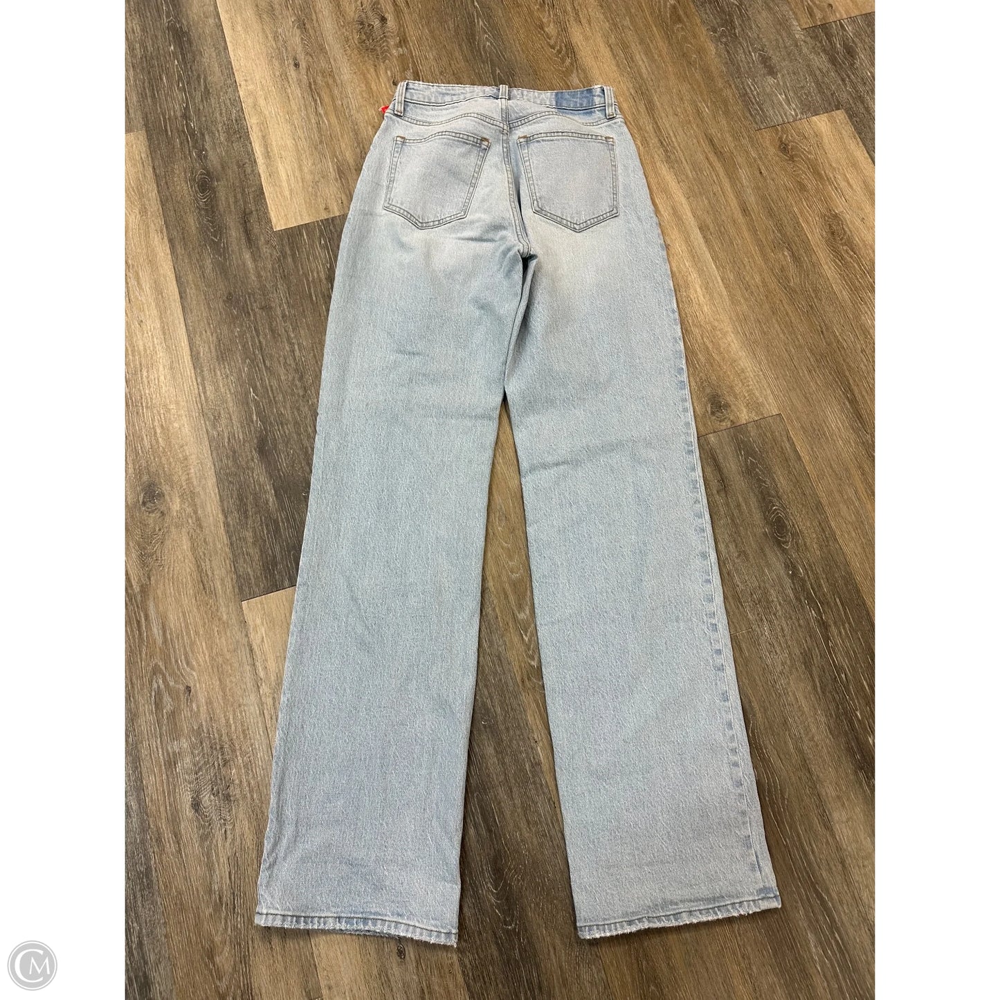 Jeans Straight By Abercrombie And Fitch In Blue Denim, Size: 4XL