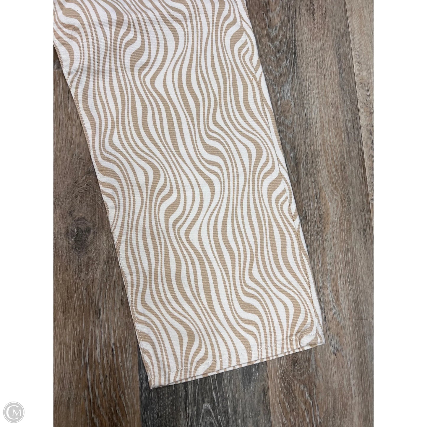 Jeans Straight By Levis In Cream Denim, Size: 6/28