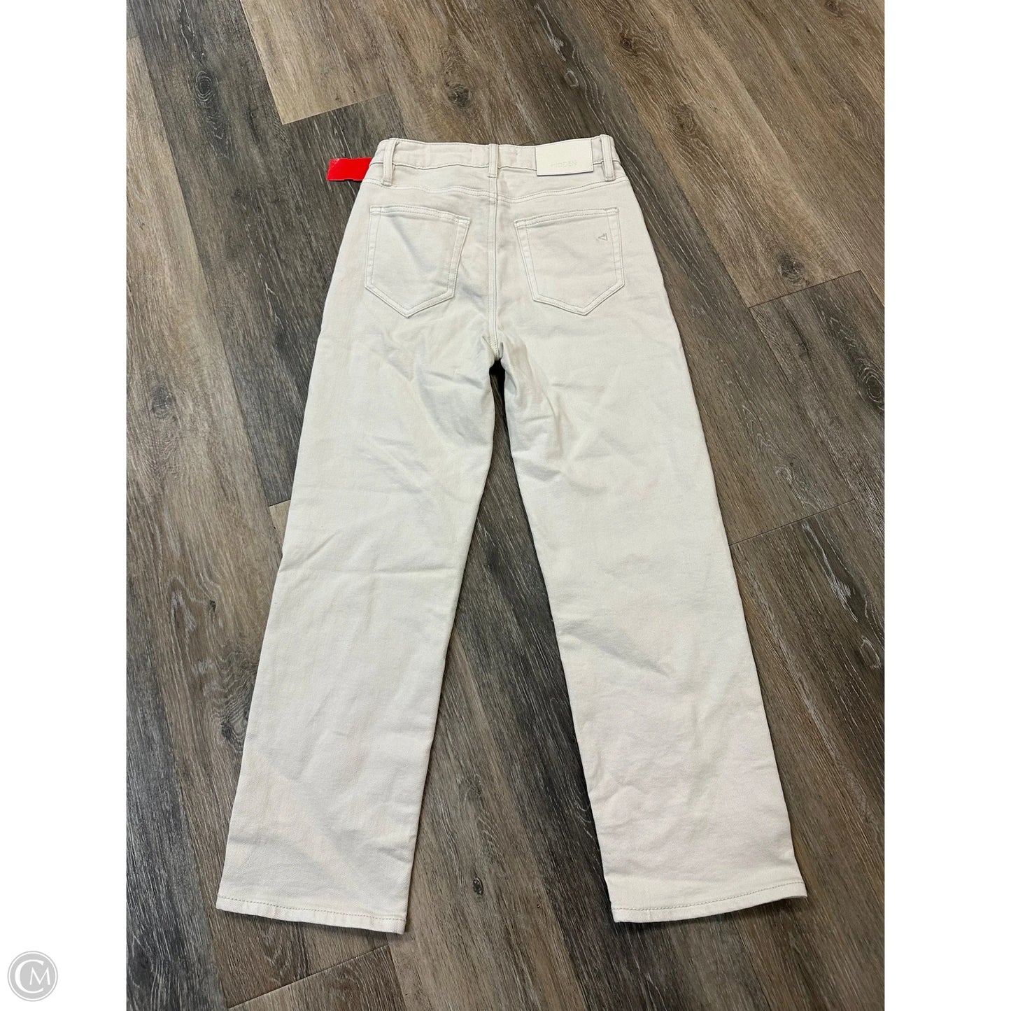 Jeans Straight By Hidden In Cream Denim, Size: 0