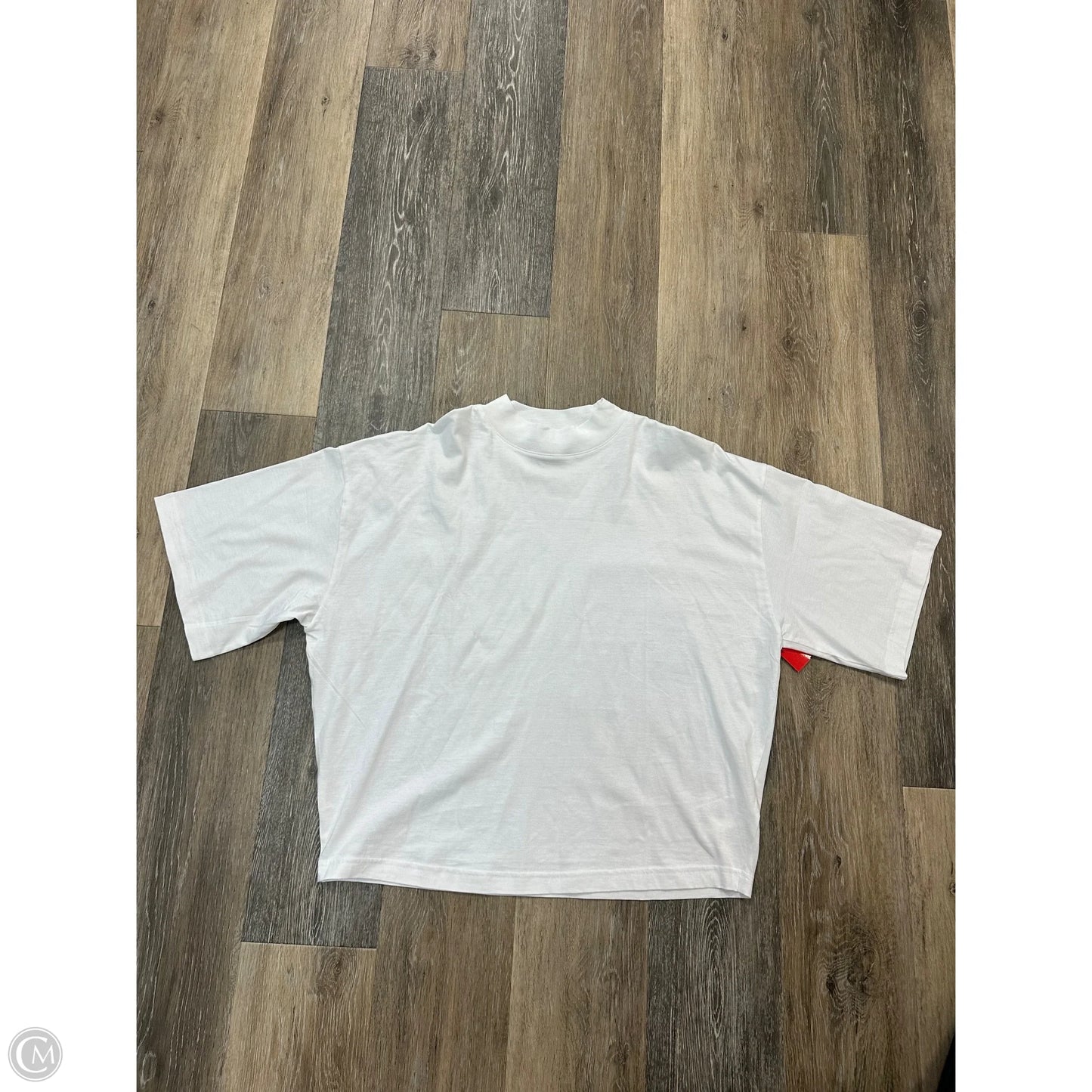 Blouse Short Sleeve By Cos In White, Size: Xs