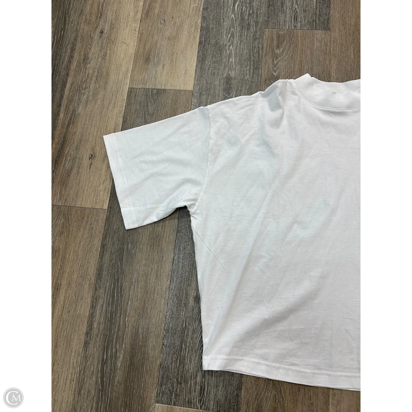 Blouse Short Sleeve By Cos In White, Size: Xs
