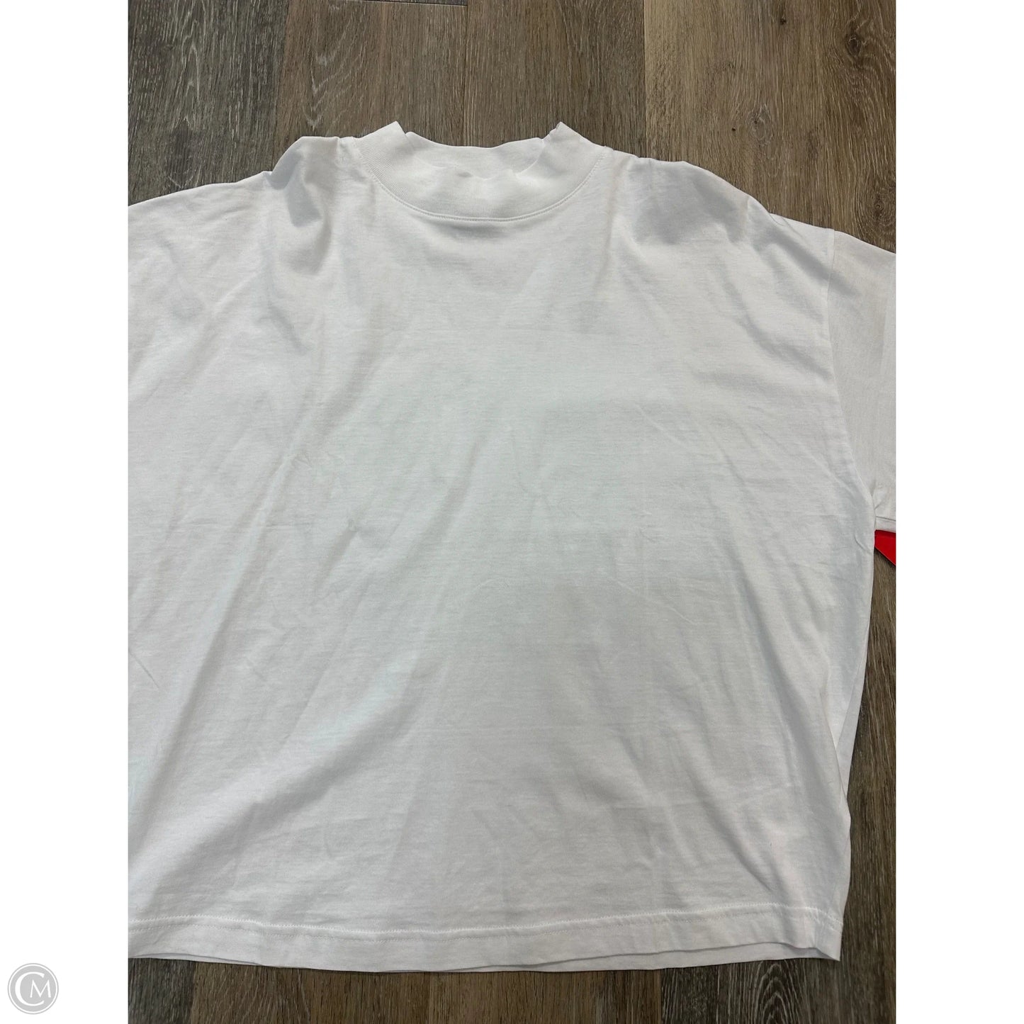 Blouse Short Sleeve By Cos In White, Size: Xs