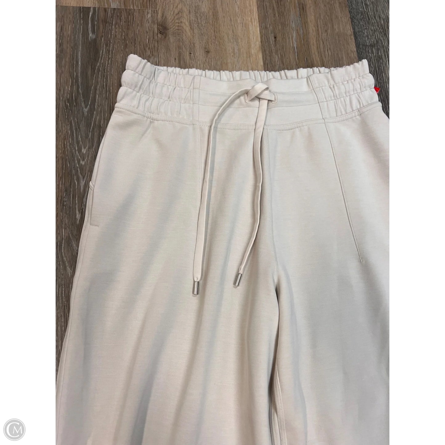 Athletic Crop Pants By Lululemon In Cream, Size: 6