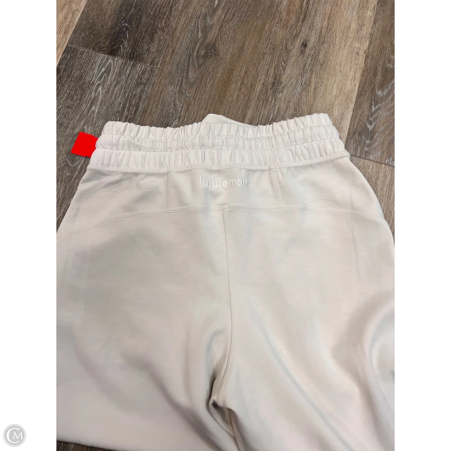 Athletic Crop Pants By Lululemon In Cream, Size: 6