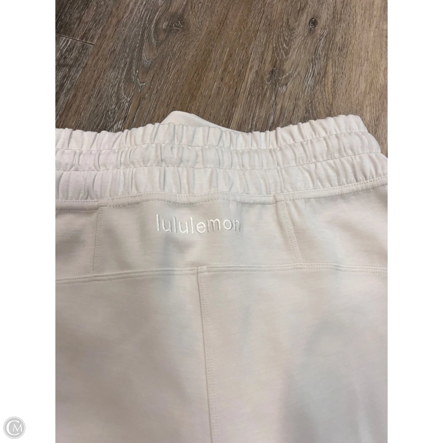 Athletic Crop Pants By Lululemon In Cream, Size: 6