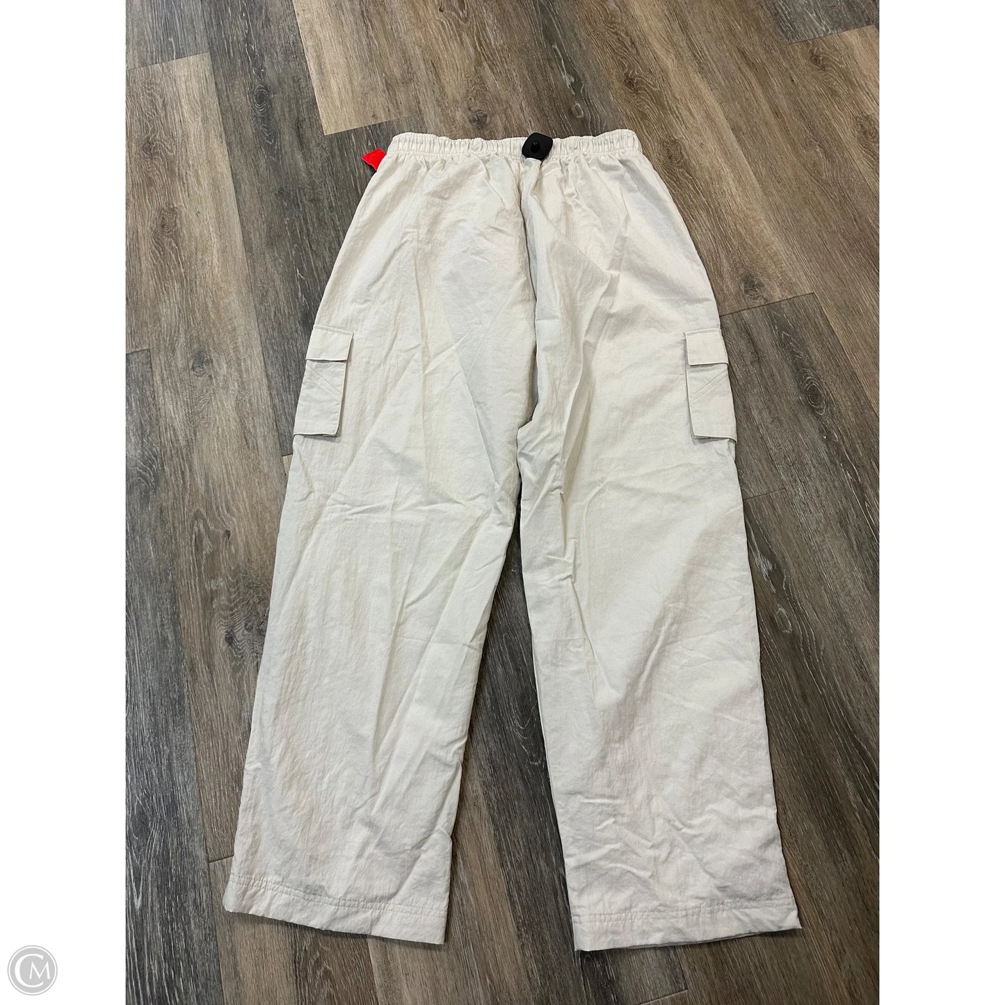 Athletic Pants By Nike Apparel In Cream, Size: M