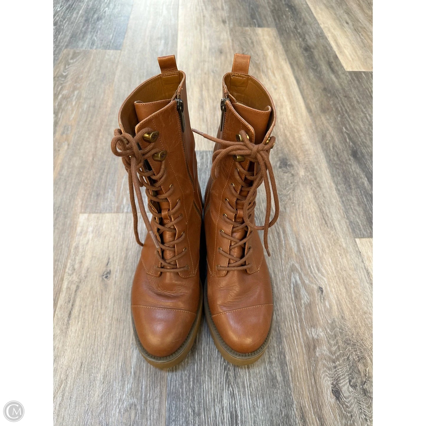 Boots Designer By Michael Kors In Tan, Size: 7.5