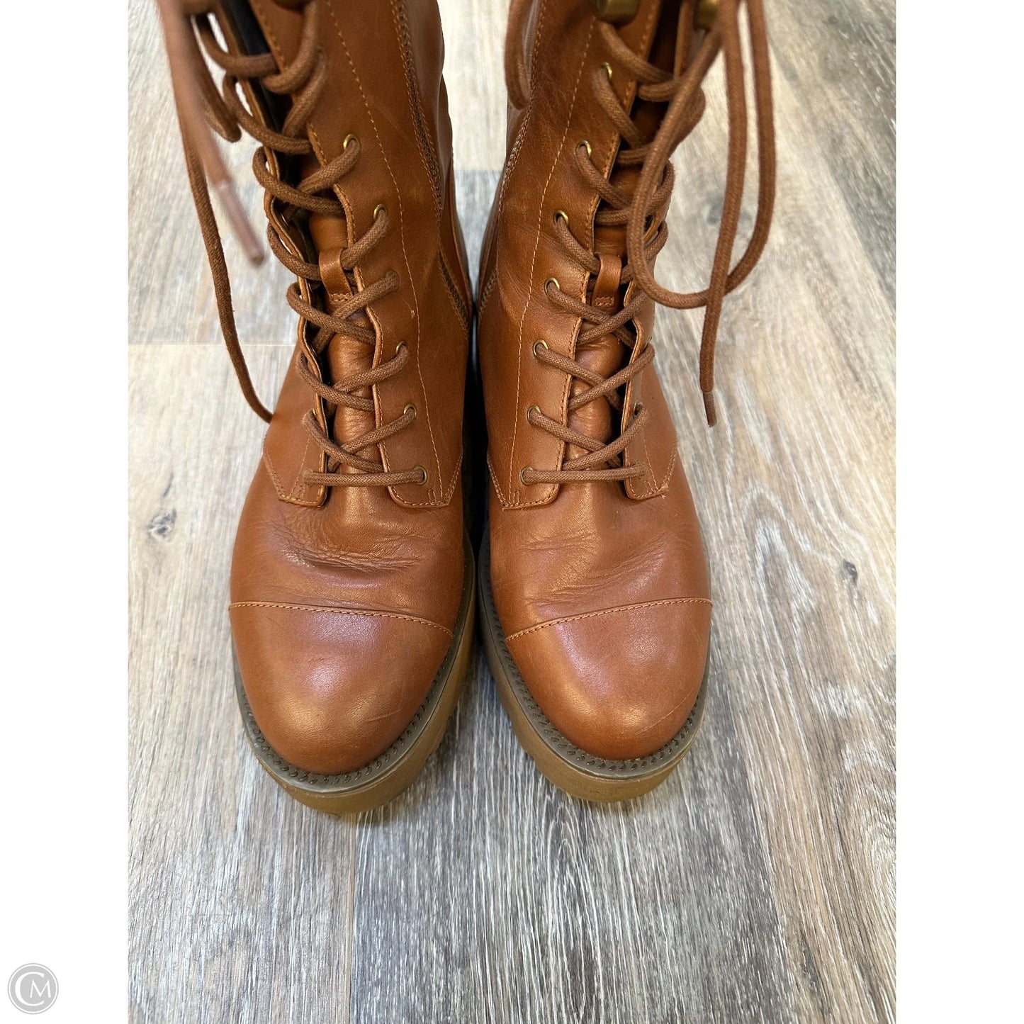 Boots Designer By Michael Kors In Tan, Size: 7.5