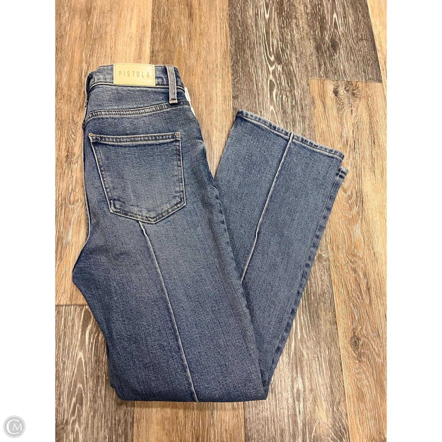 Jeans Straight By Pistola In Blue Denim, Size: 1/25