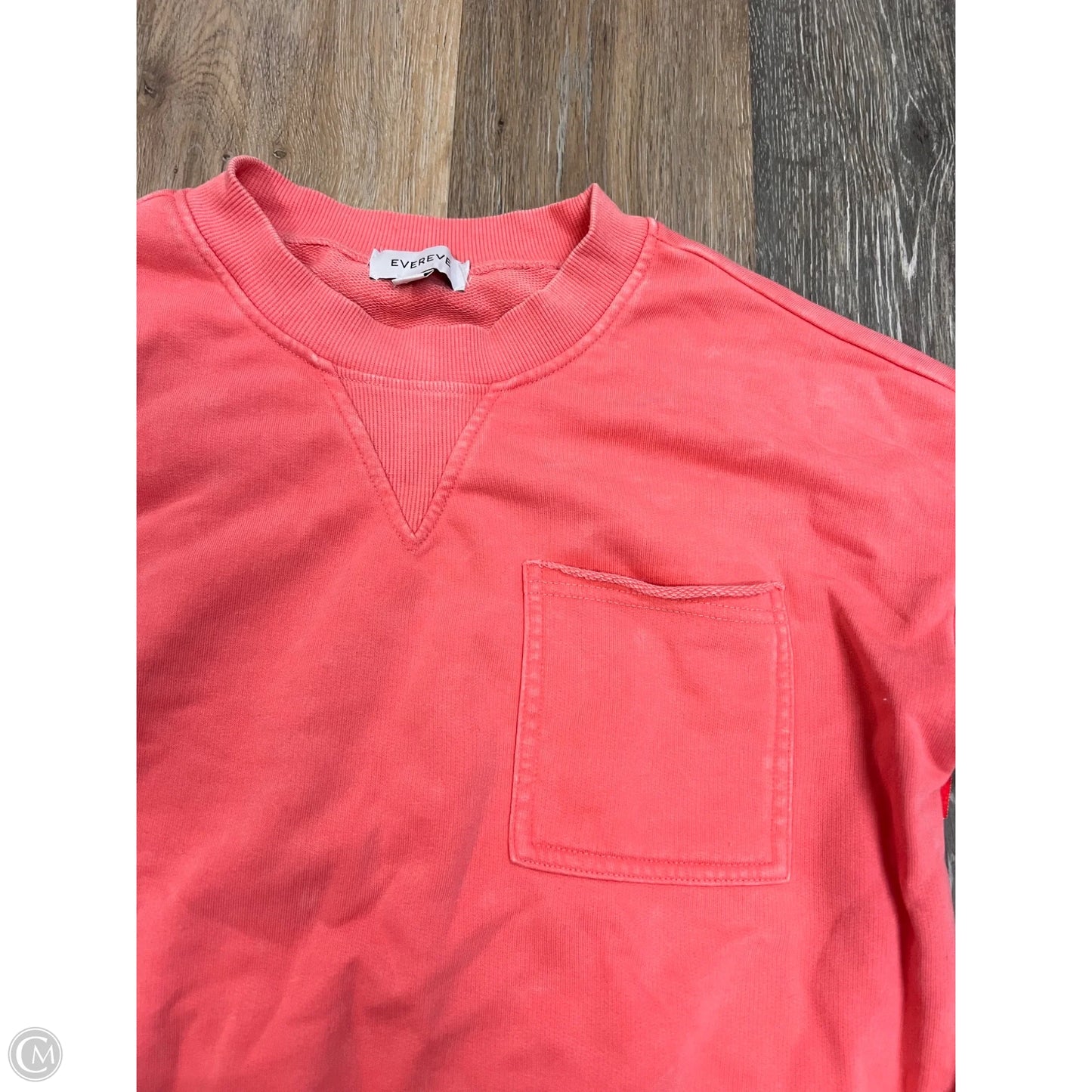 Top Long Sleeve By Evereve In Pink, Size: S