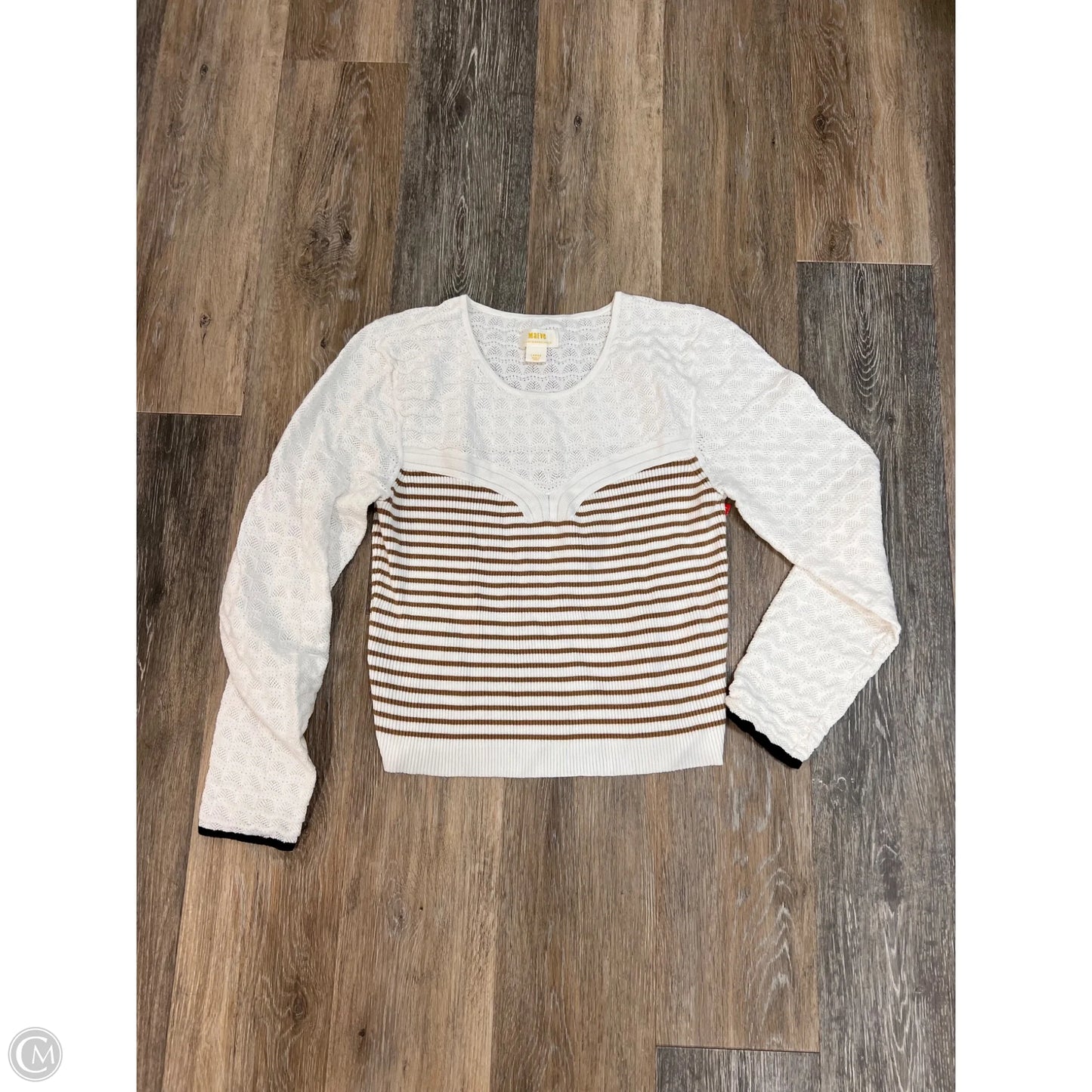 Sweater By Maeve In Cream, Size: L