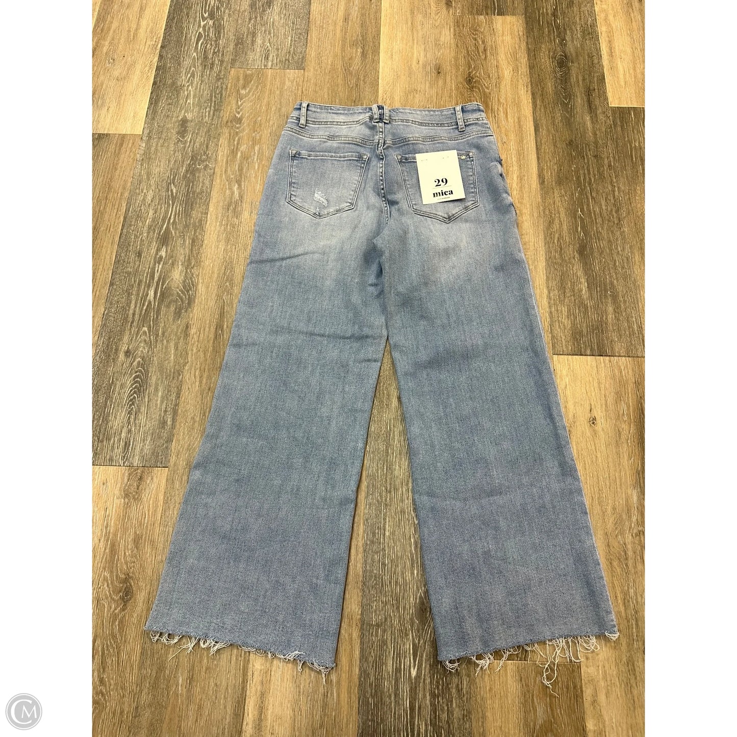 Jeans Wide Leg By Mica In Blue Denim, Size: 8