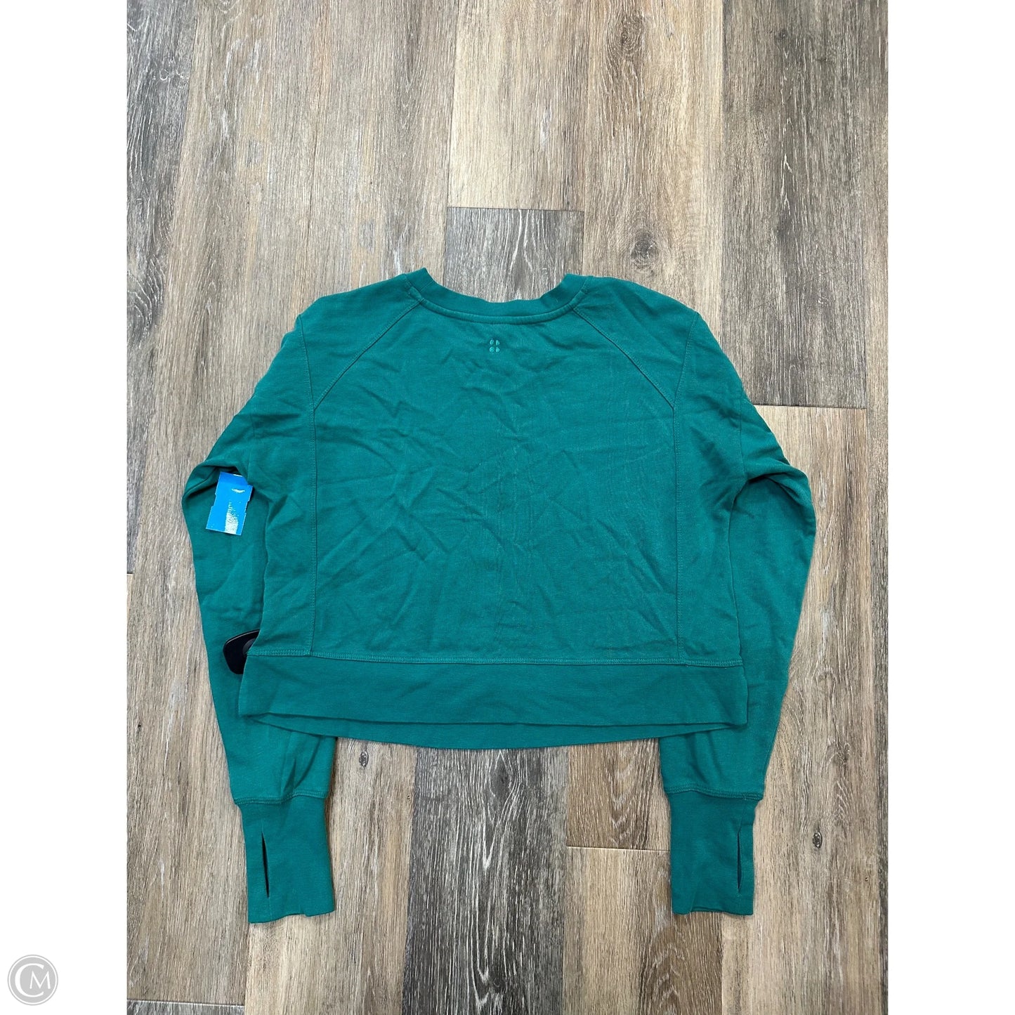 Athletic Top Long Sleeve Crewneck By Sweaty Betty In Green, Size: Xs