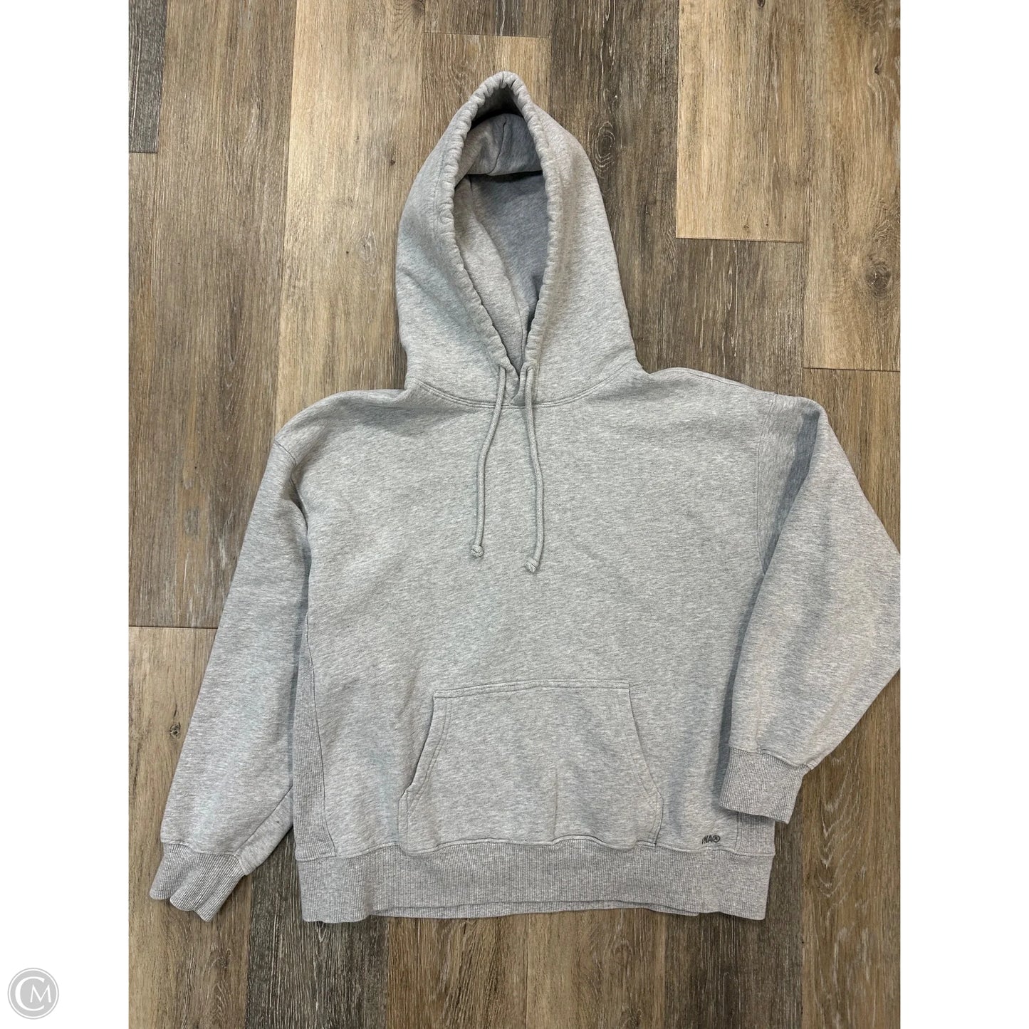 Sweatshirt Hoodie By Tna In Grey, Size: M