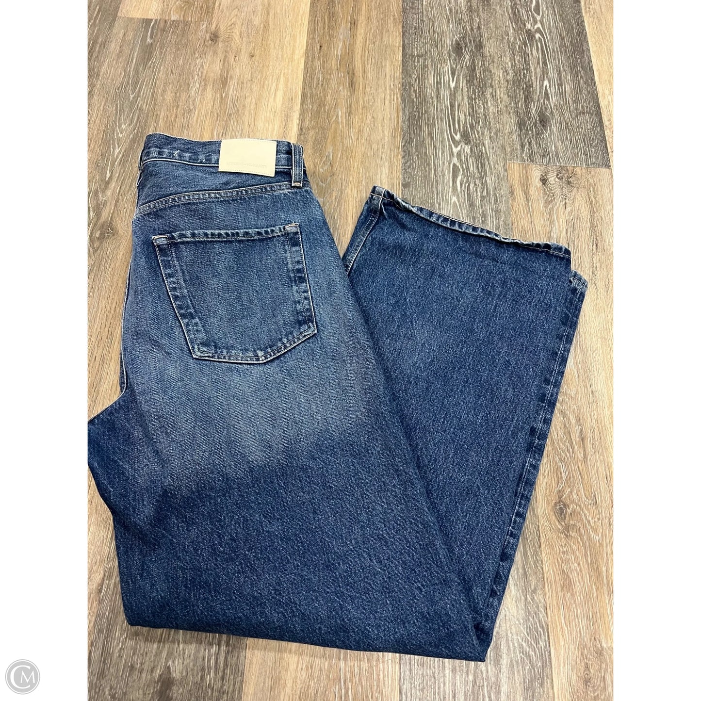 Jeans Wide Leg By Citizens Of Humanity In Blue Denim, Size: 12