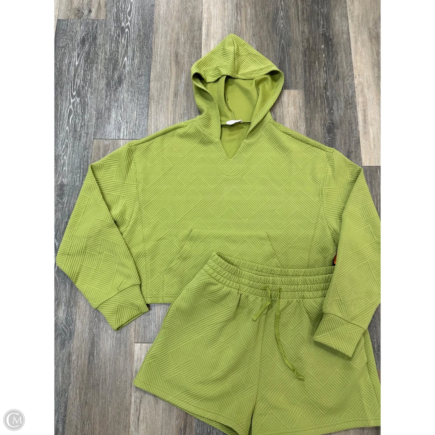 Shorts Set By Pink Lily In Green, Size: M