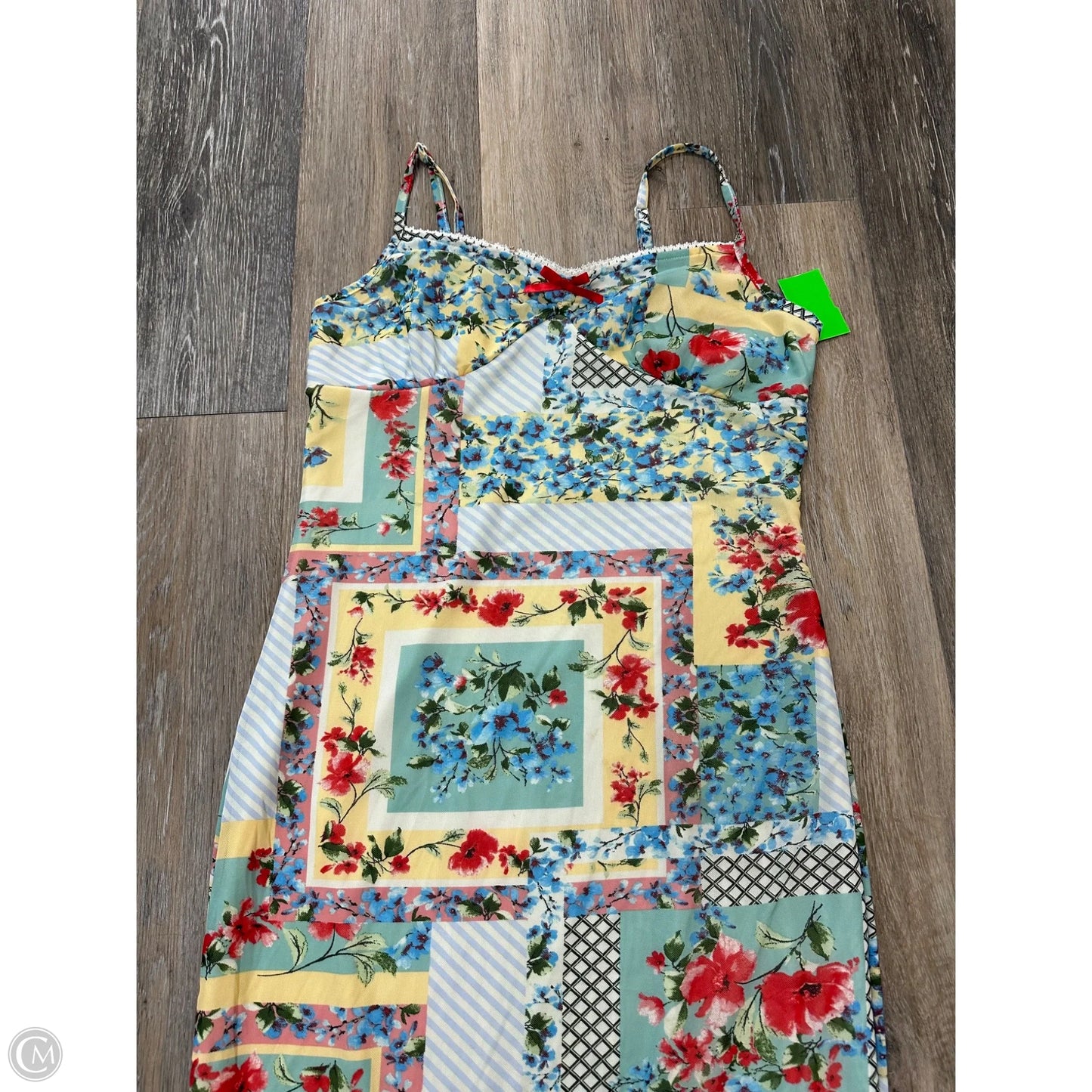 Dress Party Long By Thirty Thirty LA In Floral Print, Size: L