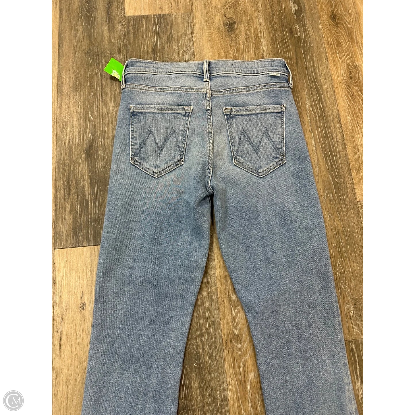 Jeans Straight By Mother In Blue Denim, Size: 4