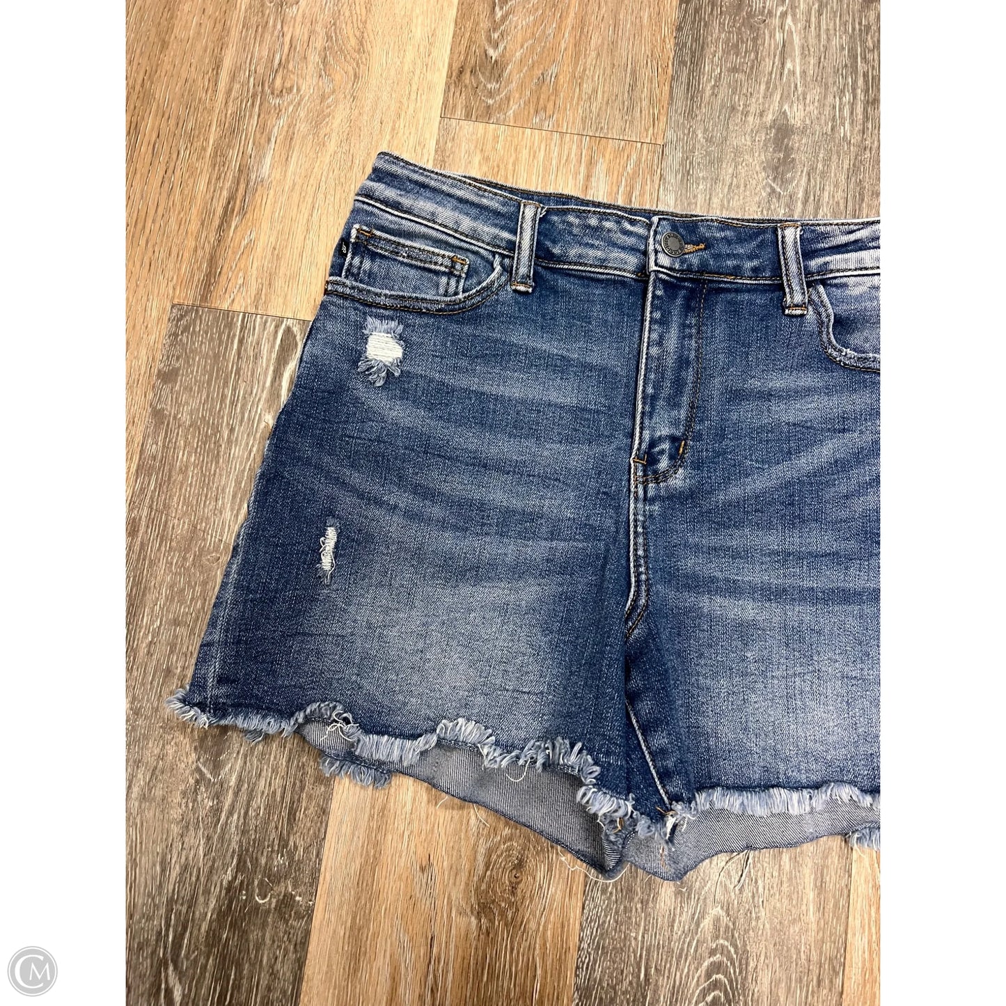 Shorts By Judy Blue In Blue Denim, Size: L