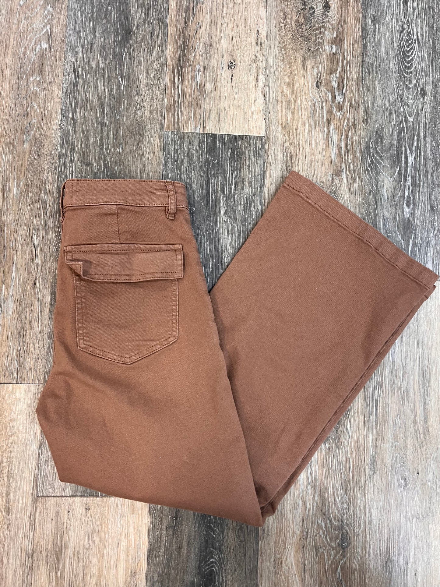 Jeans Wide Leg By Kut In Tan, Size: 2