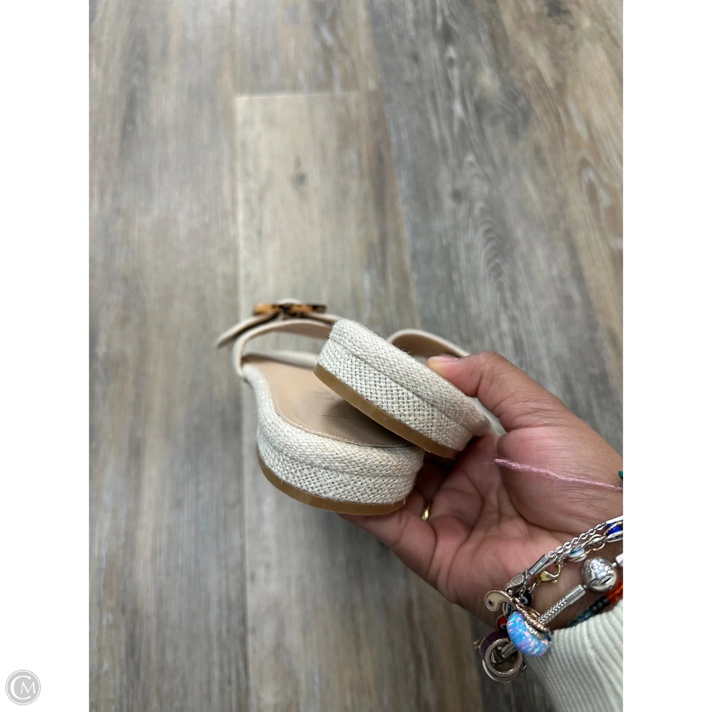 Sandals Flats By Nicole Miller In Tan, Size: 8.5