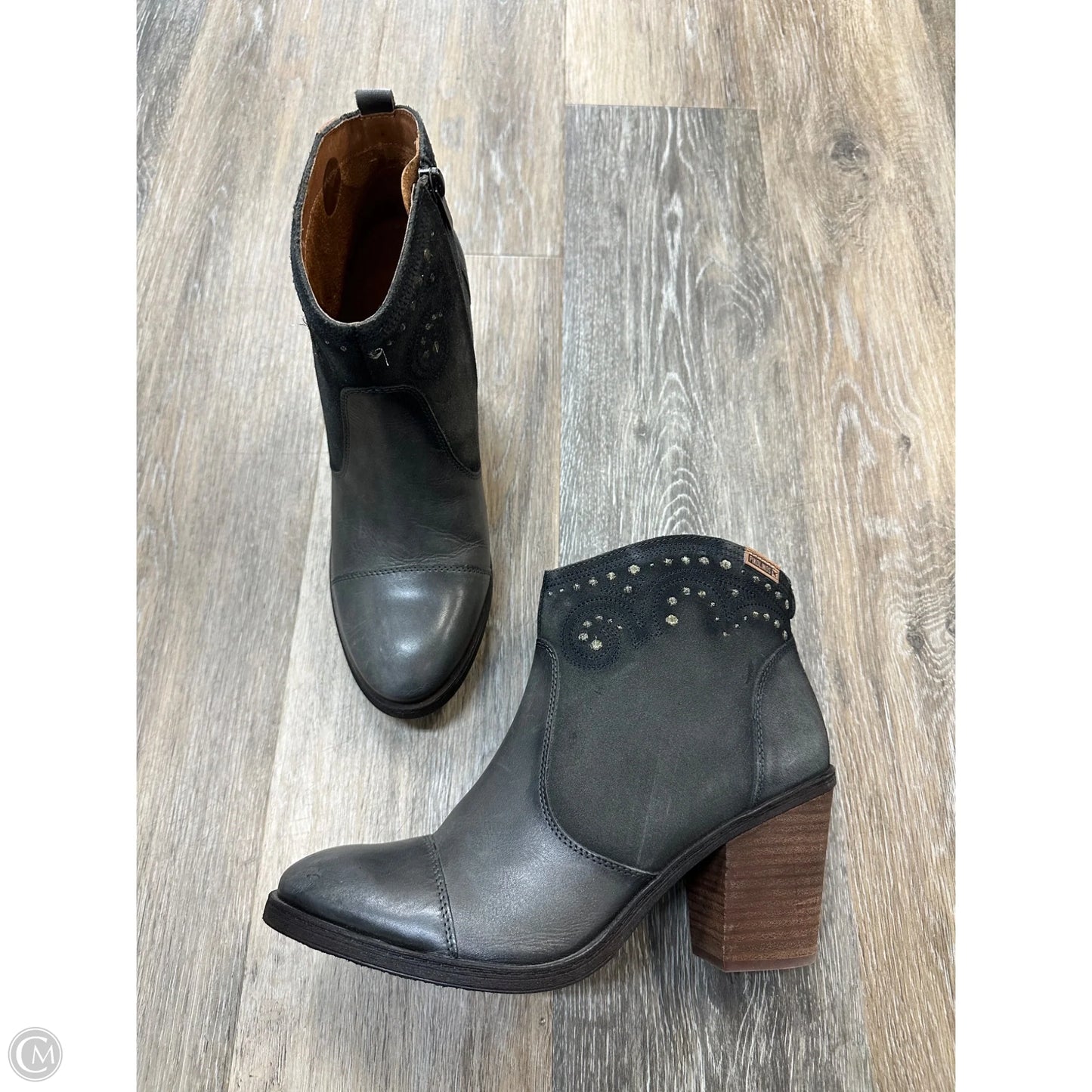 Boots Ankle Heels By Pikolinos In Grey, Size: 11
