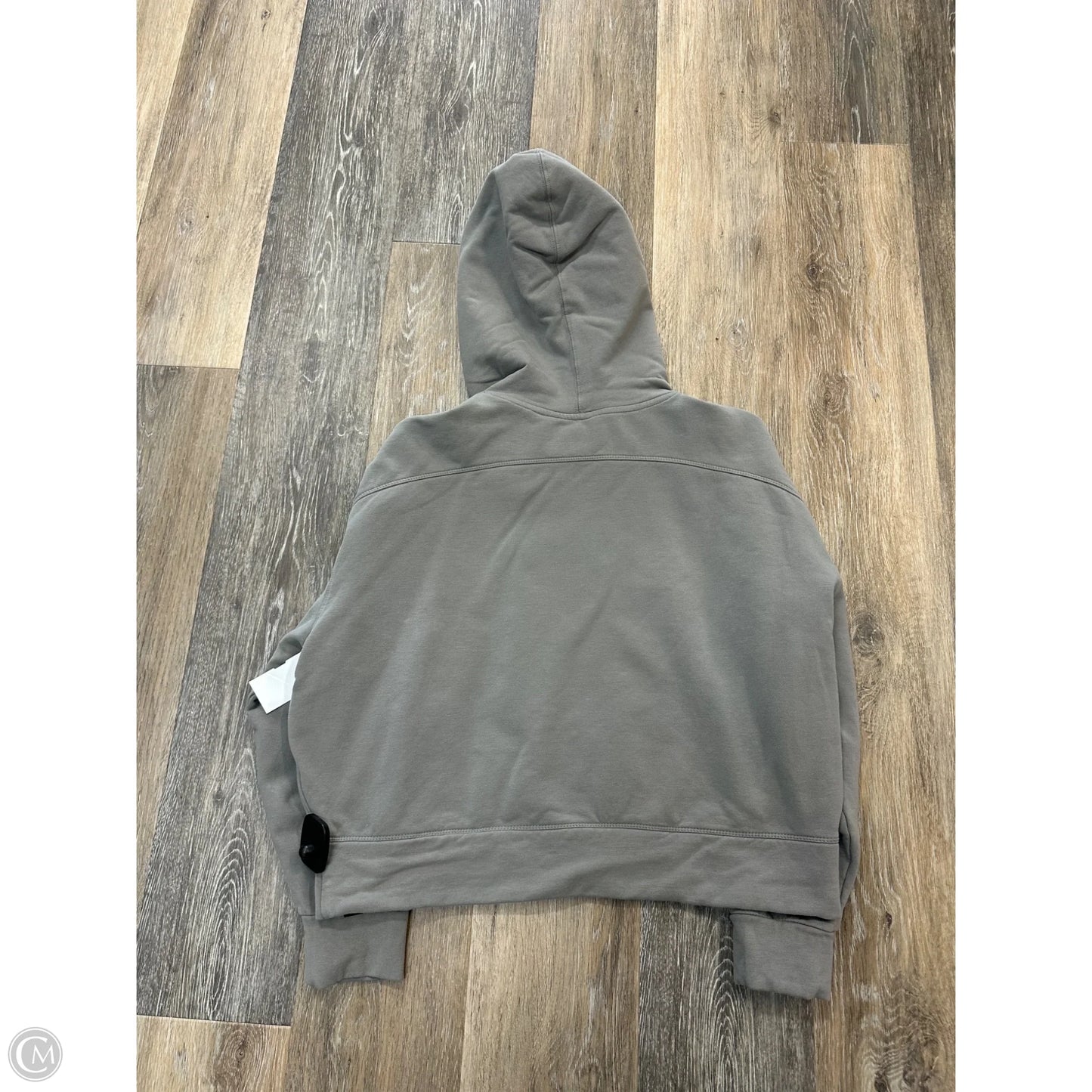 Athletic Sweatshirt Hoodie By Glyder In Grey, Size: M