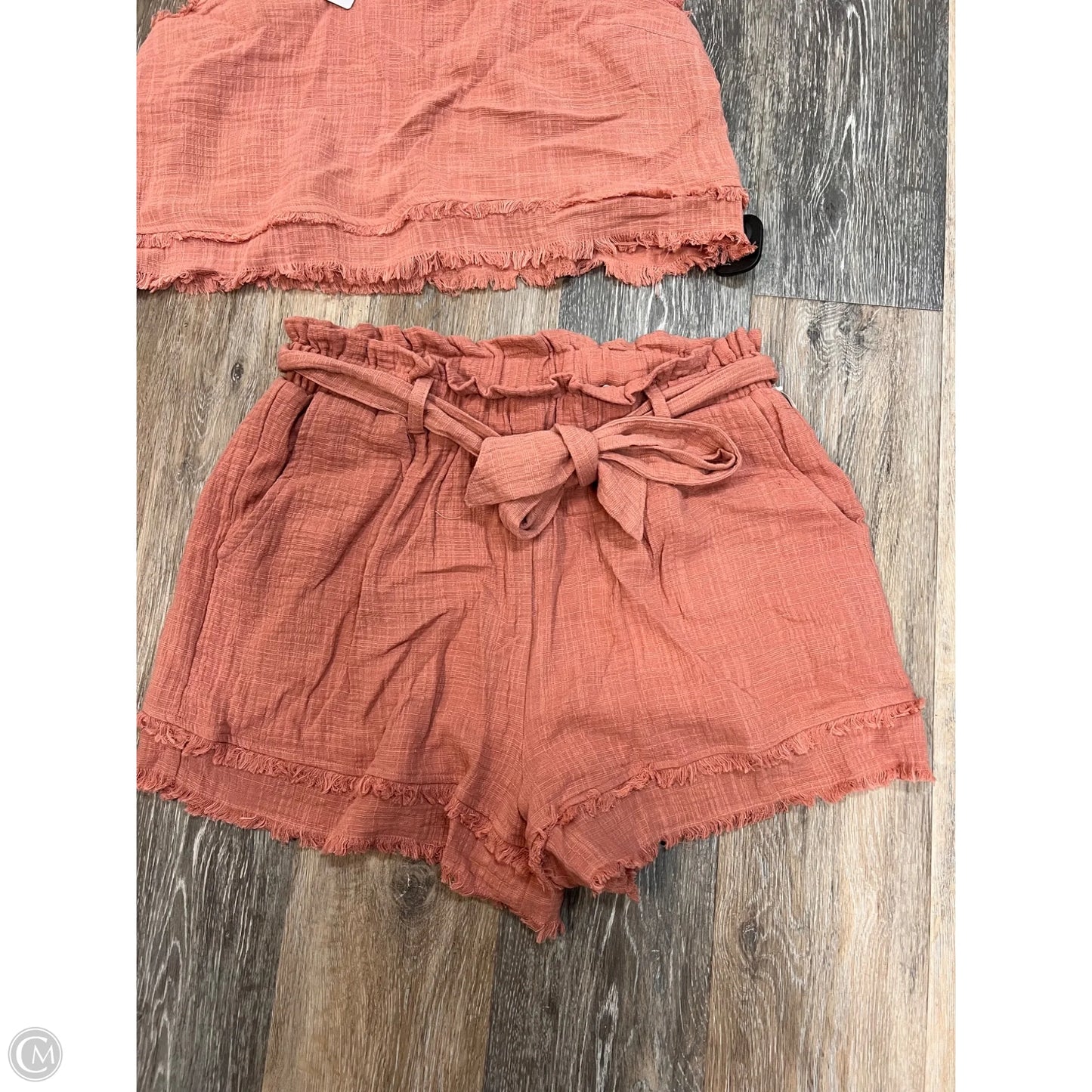 2pc Set By Leela & Lavender In Coral, Size: L