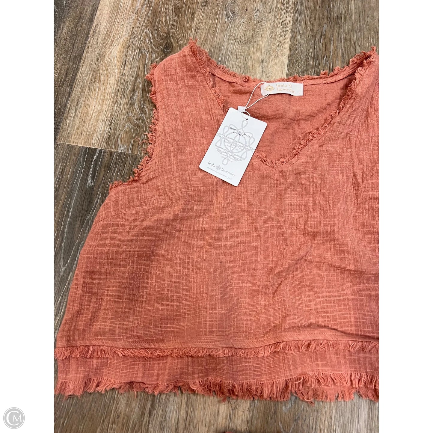 2pc Set By Leela & Lavender In Coral, Size: L