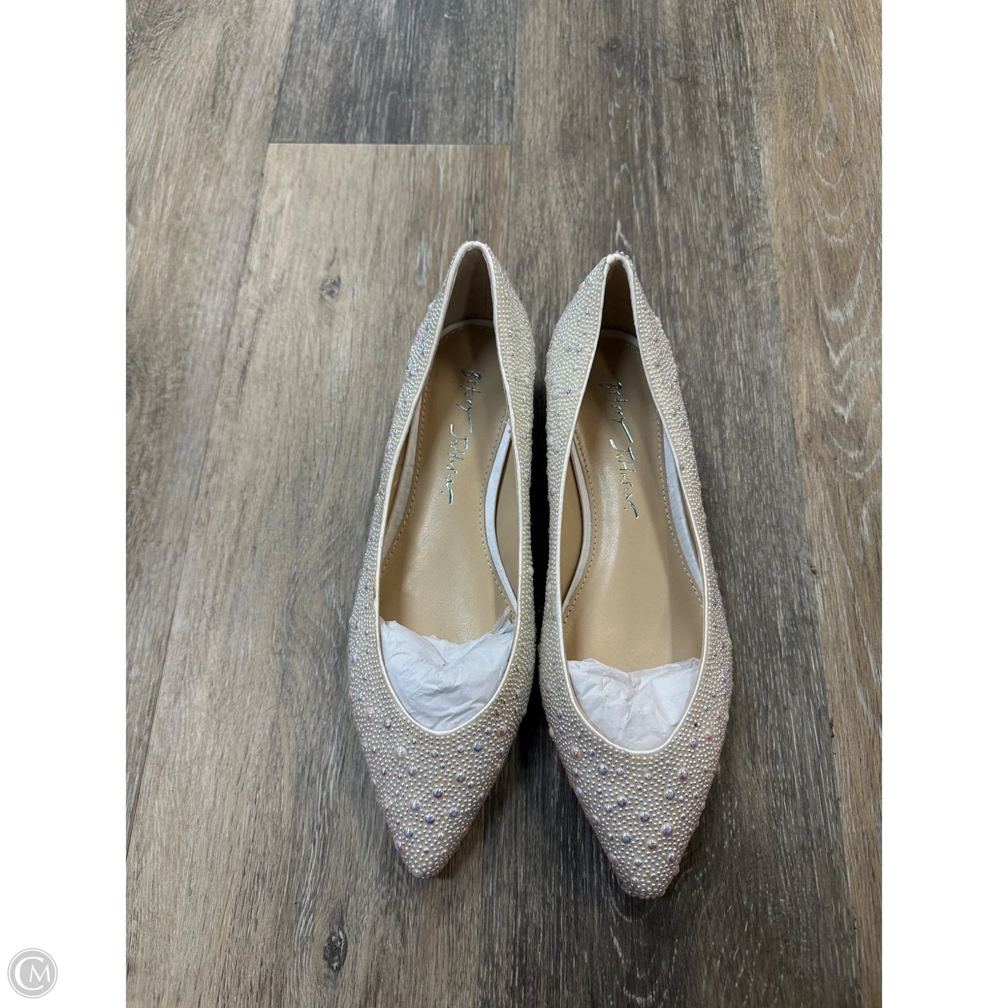 Shoes Flats By Betsey Johnson In Cream, Size: 7.5