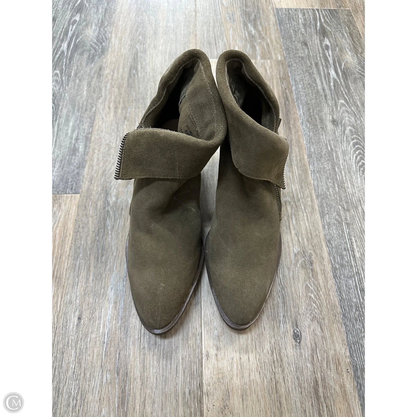 Boots Ankle Heels By Sole Society In Taupe, Size: 6