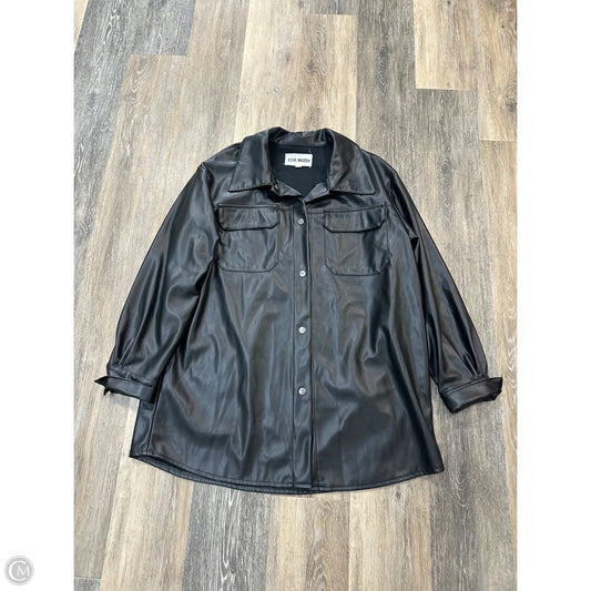 Jacket By Steve Madden In Black, Size: L