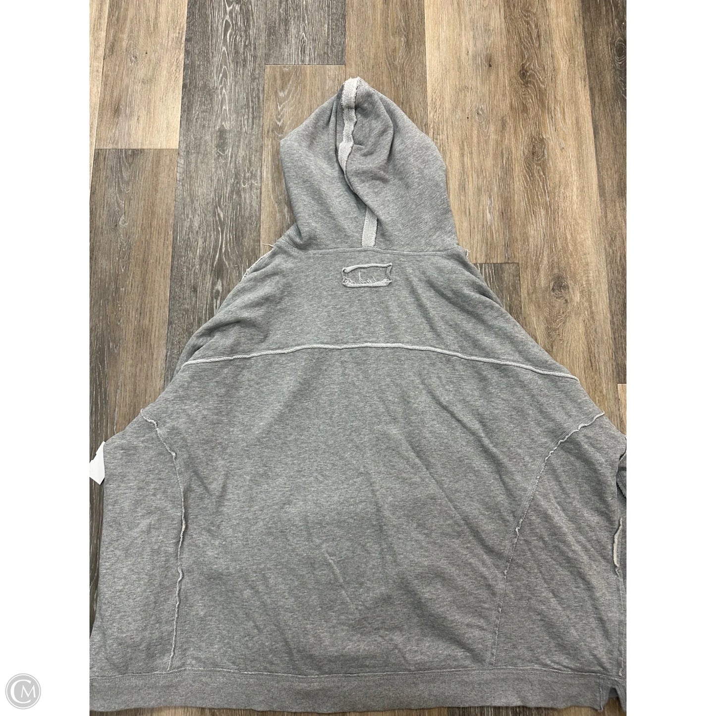 Sweatshirt Hoodie By We The Free In Grey, Size: L