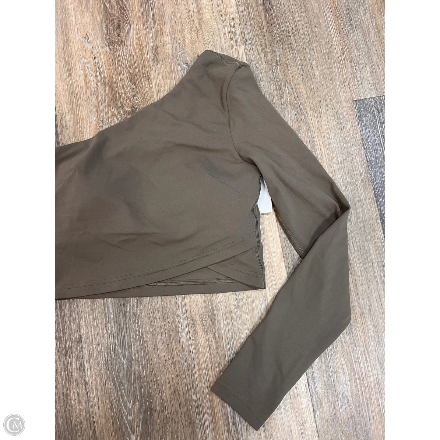 Athletic Top Long Sleeve Crewneck By Lululemon In Brown, Size: 4