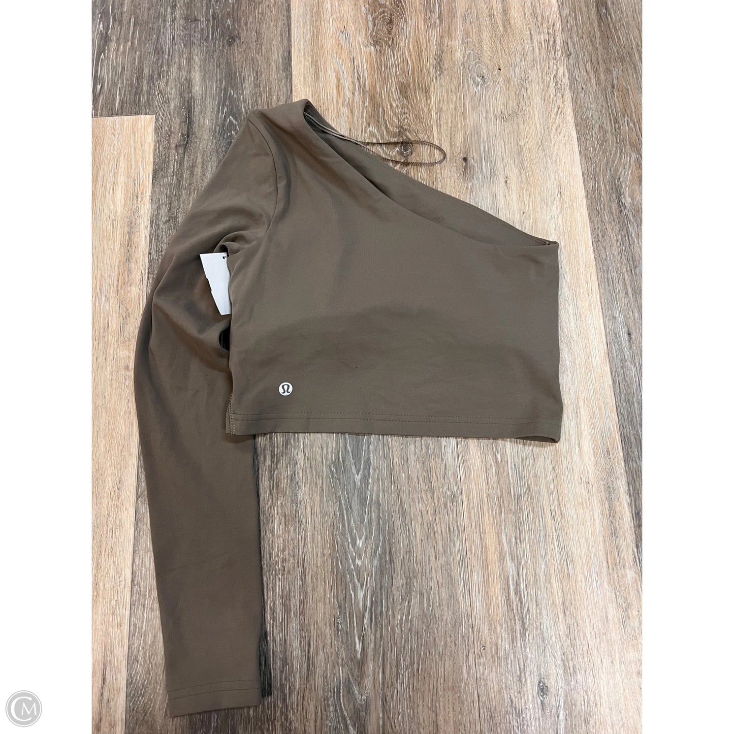 Athletic Top Long Sleeve Crewneck By Lululemon In Brown, Size: 4