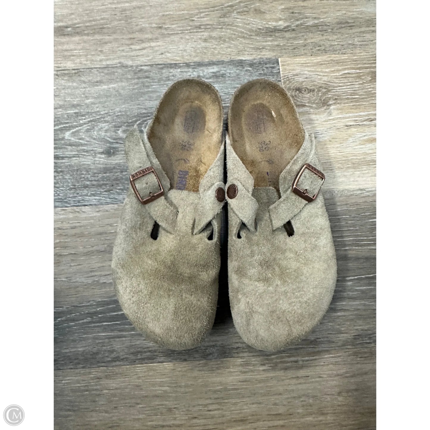 Shoes Flats By Birkenstock In Tan, Size: 6