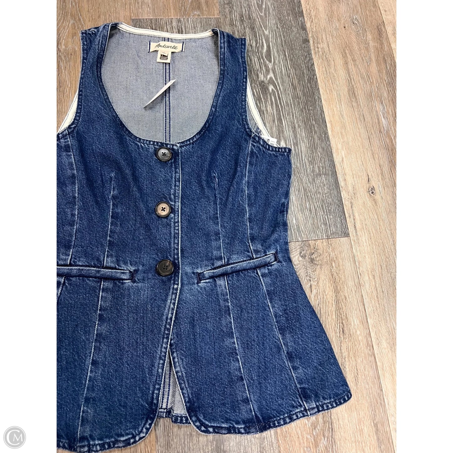 Vest Other By Madewell In Blue Denim, Size: 0