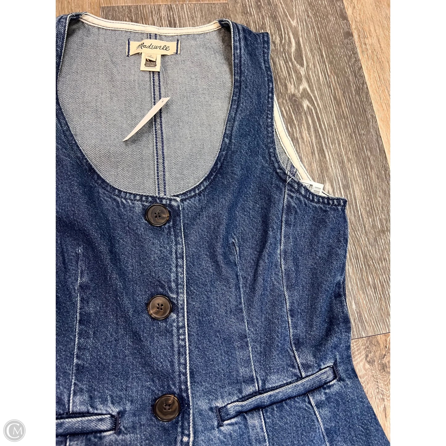 Vest Other By Madewell In Blue Denim, Size: 0