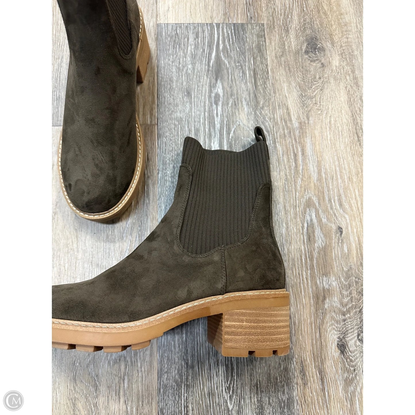 Boots Ankle Heels By Corkys In Brown, Size: 9