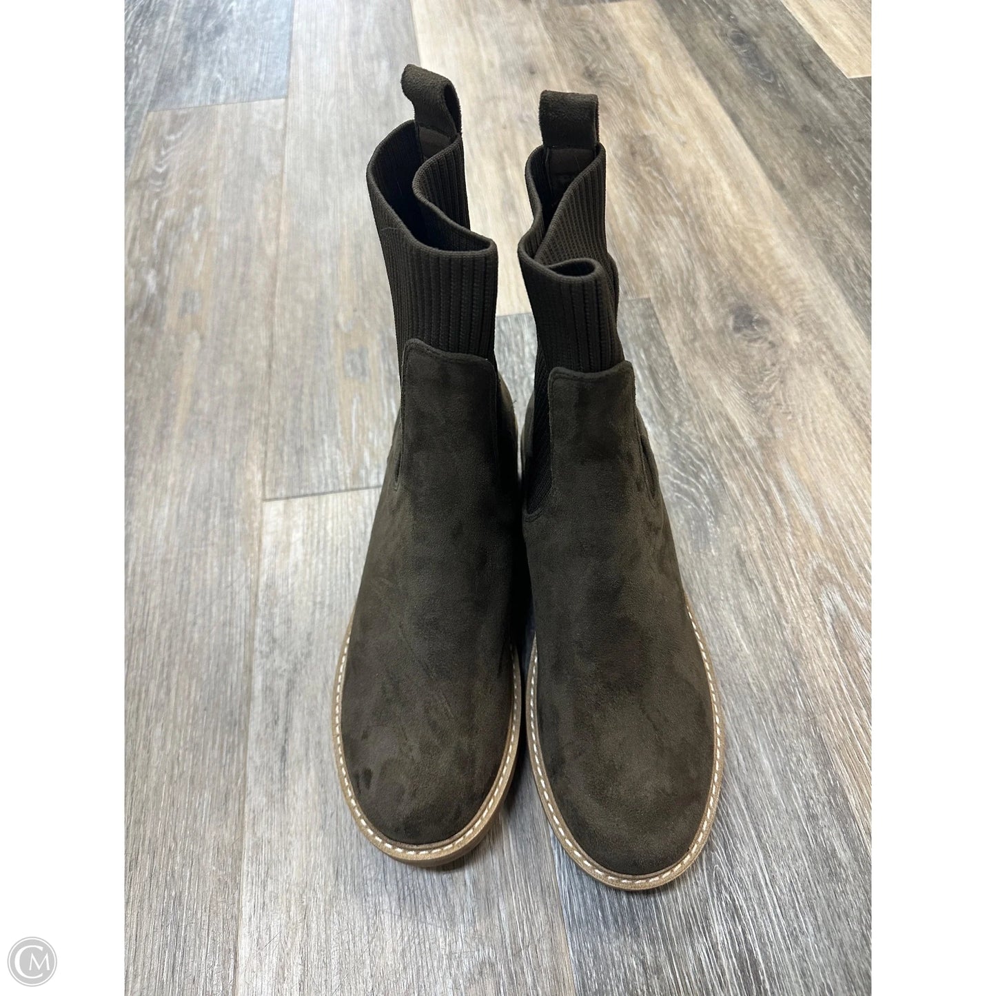 Boots Ankle Heels By Corkys In Brown, Size: 9