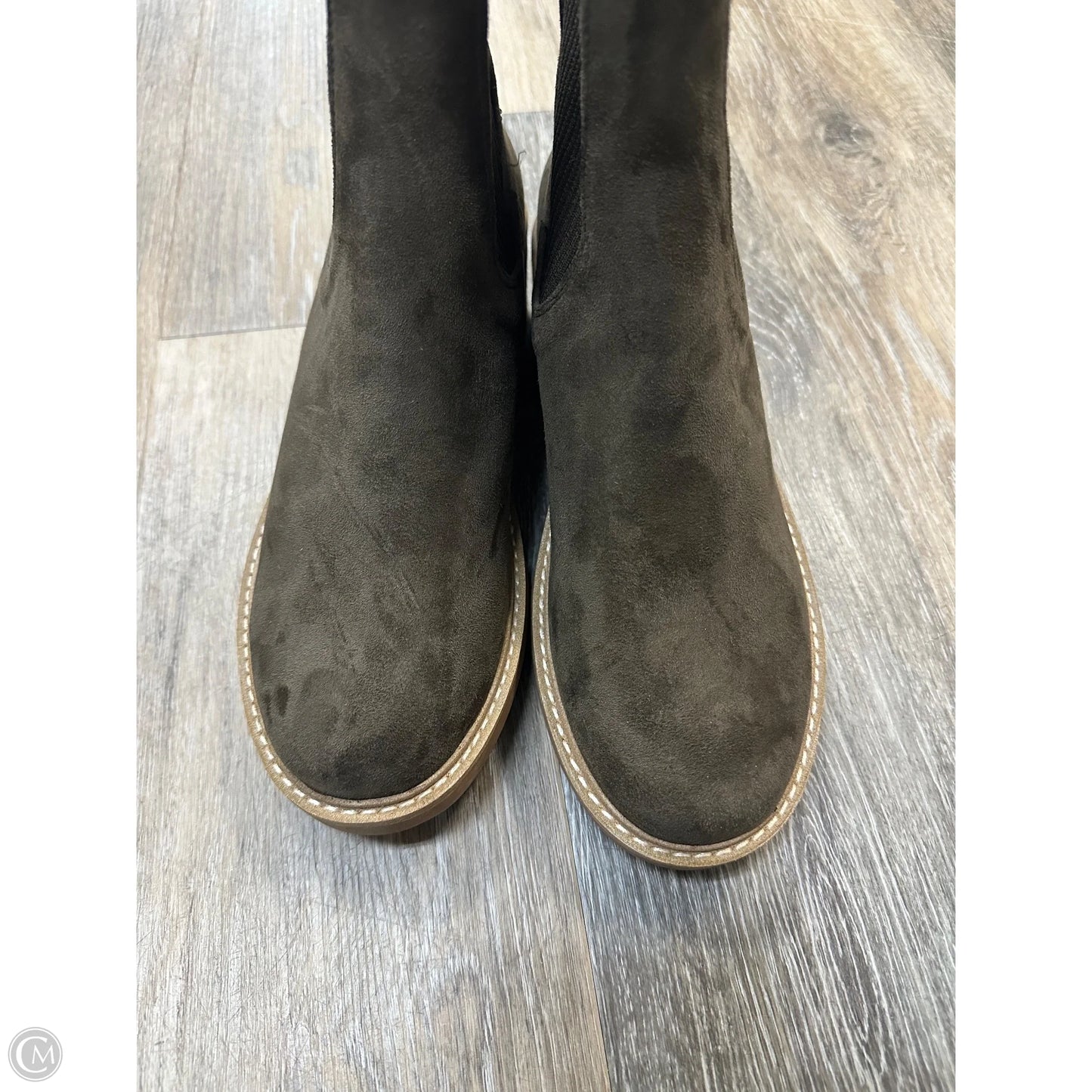 Boots Ankle Heels By Corkys In Brown, Size: 9