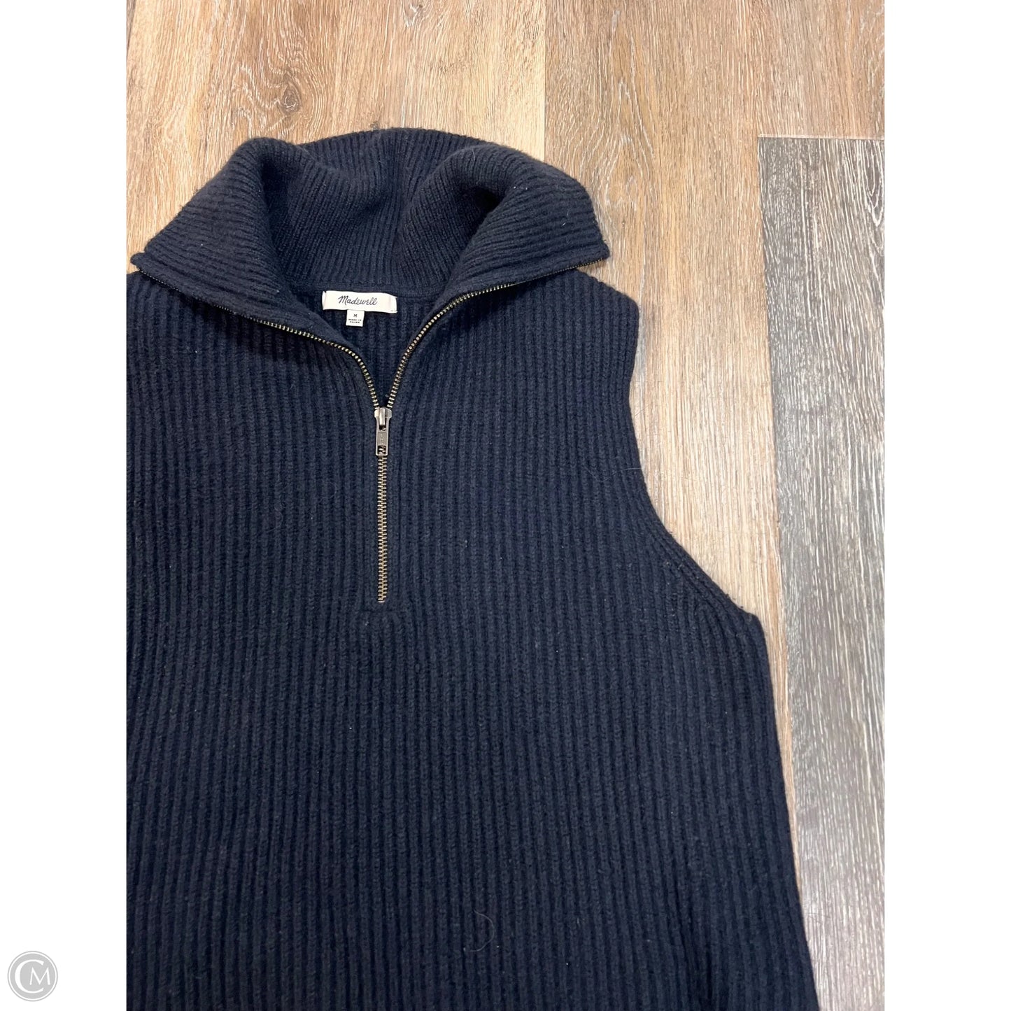 Vest Sweater By Madewell In Navy, Size: M