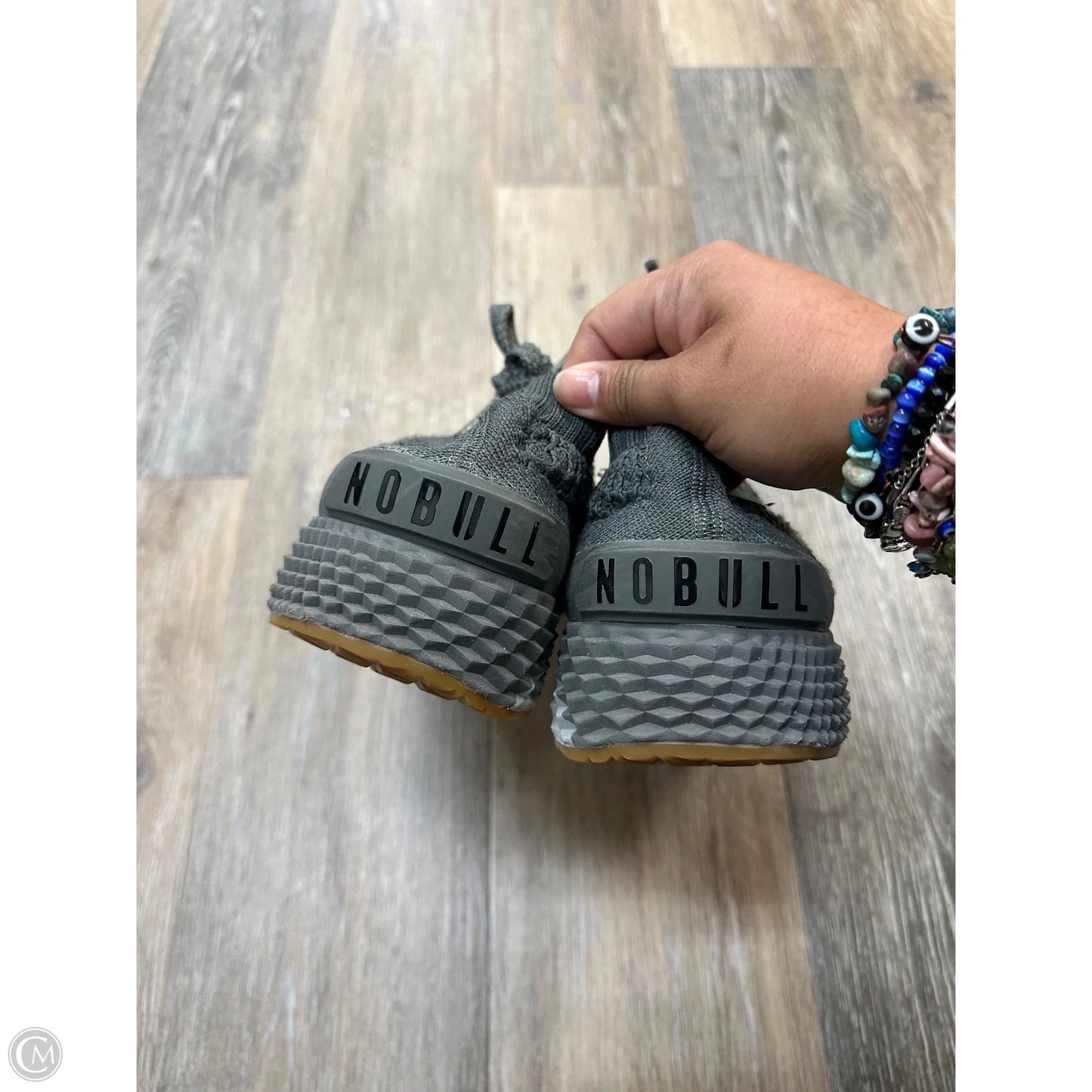 Shoes Athletic By Nobull In Grey, Size: 10