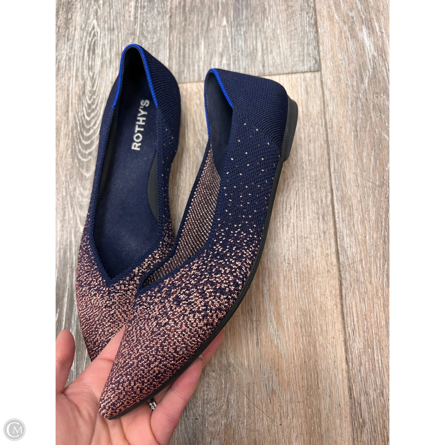 Shoes Flats By Rothys In Navy, Size: 9