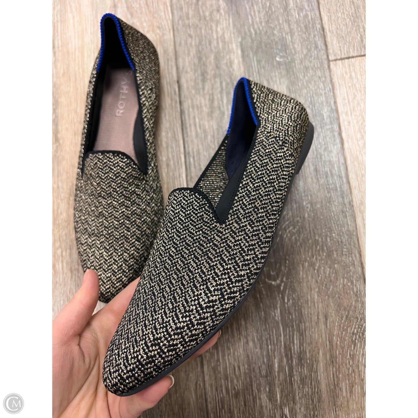 Shoes Flats By Rothys In Gold, Size: 7