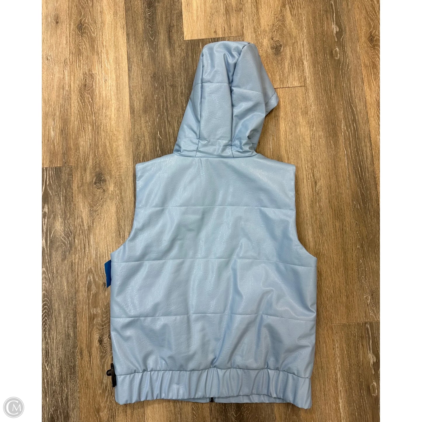 Vest Puffer & Quilted By J. Society In Blue, Size: M