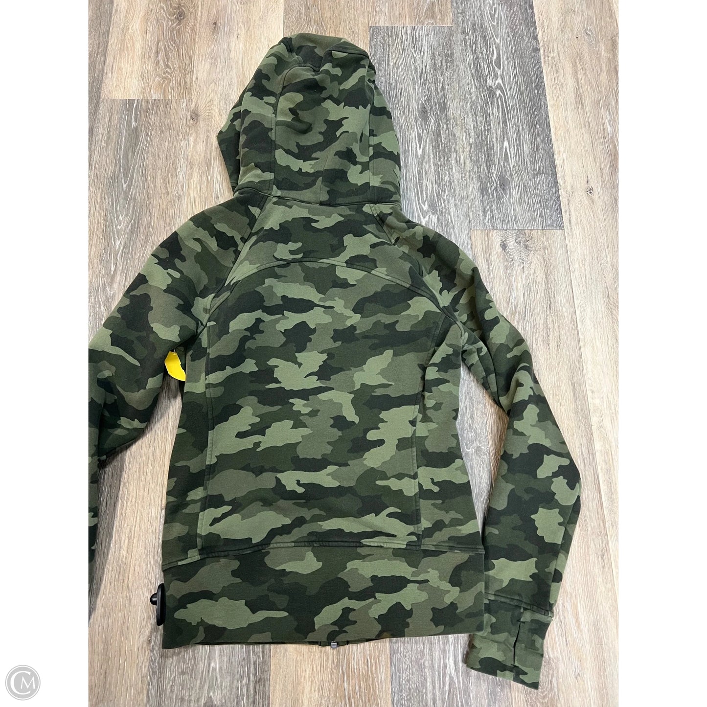 Athletic Sweatshirt Hoodie By Lululemon In Green, Size: 6