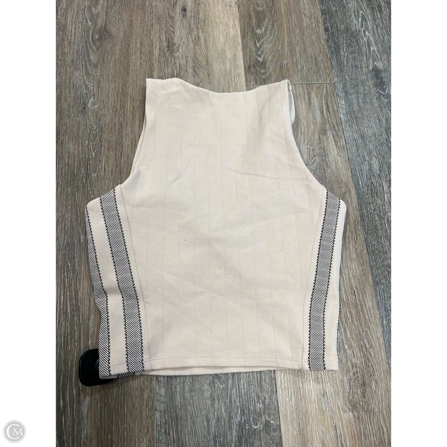 Athletic Tank Top By Devon Windsor In Cream, Size: M
