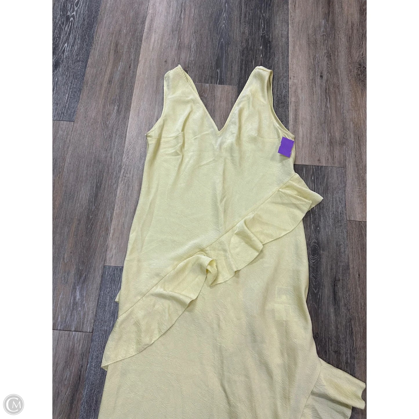 Dress Party Long By H&m In Yellow, Size: S