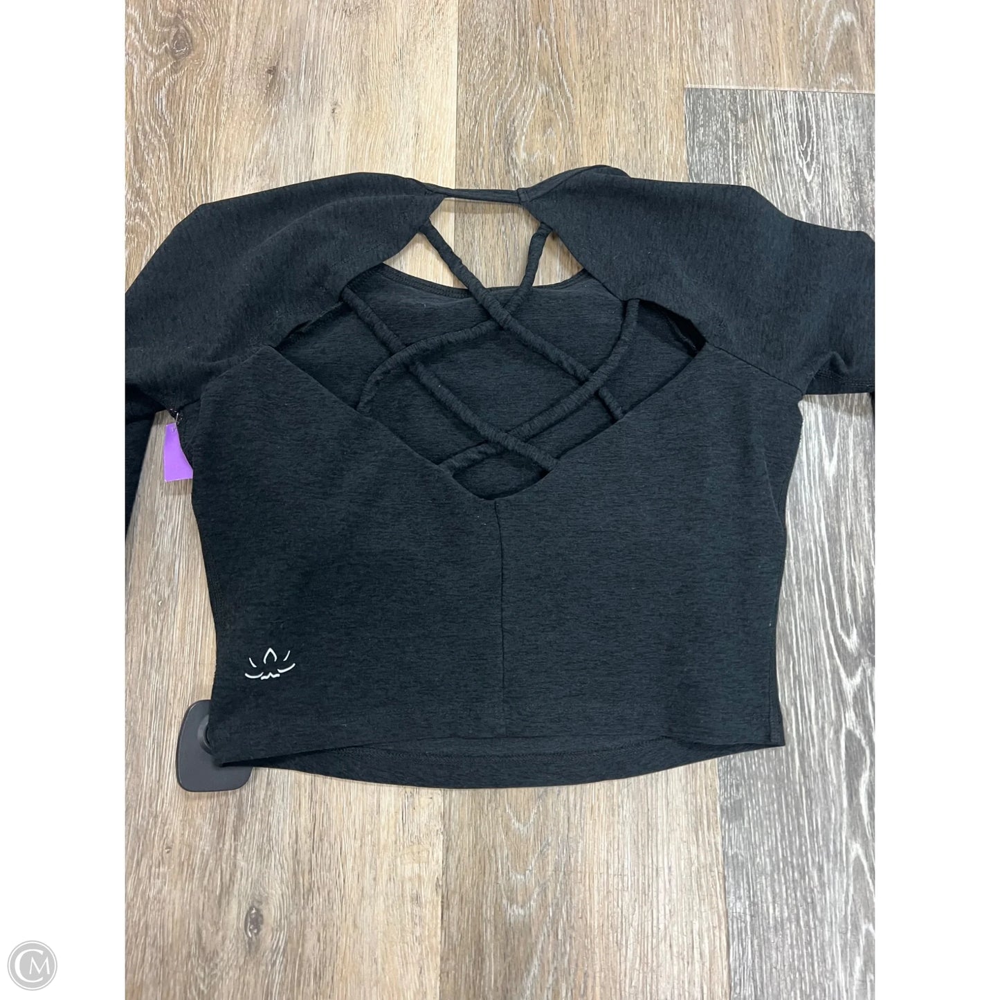 Athletic Top Long Sleeve Crewneck By Beyond Yoga In Black, Size: Xs